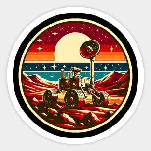 Cosmic Rover Expedition Graphic Tee Sticker